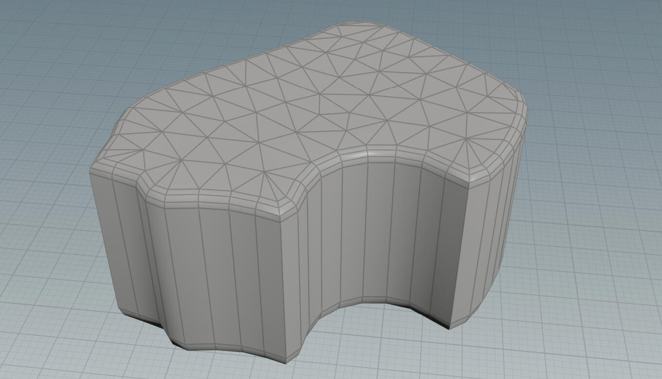 Remesh Top Lower Poly