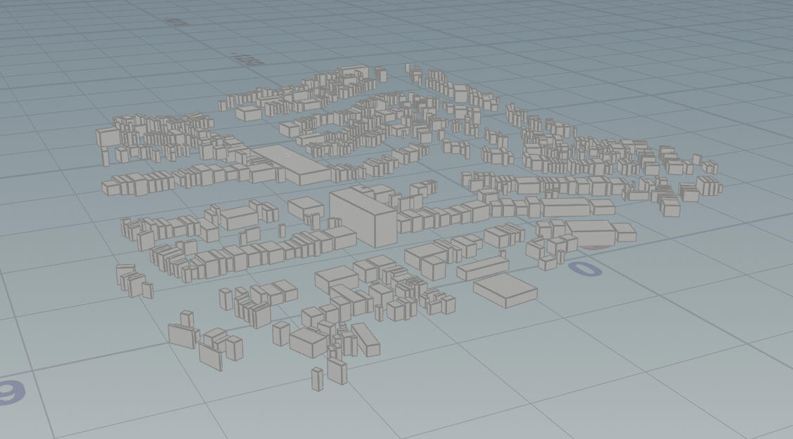 Cube geometry for buildings.